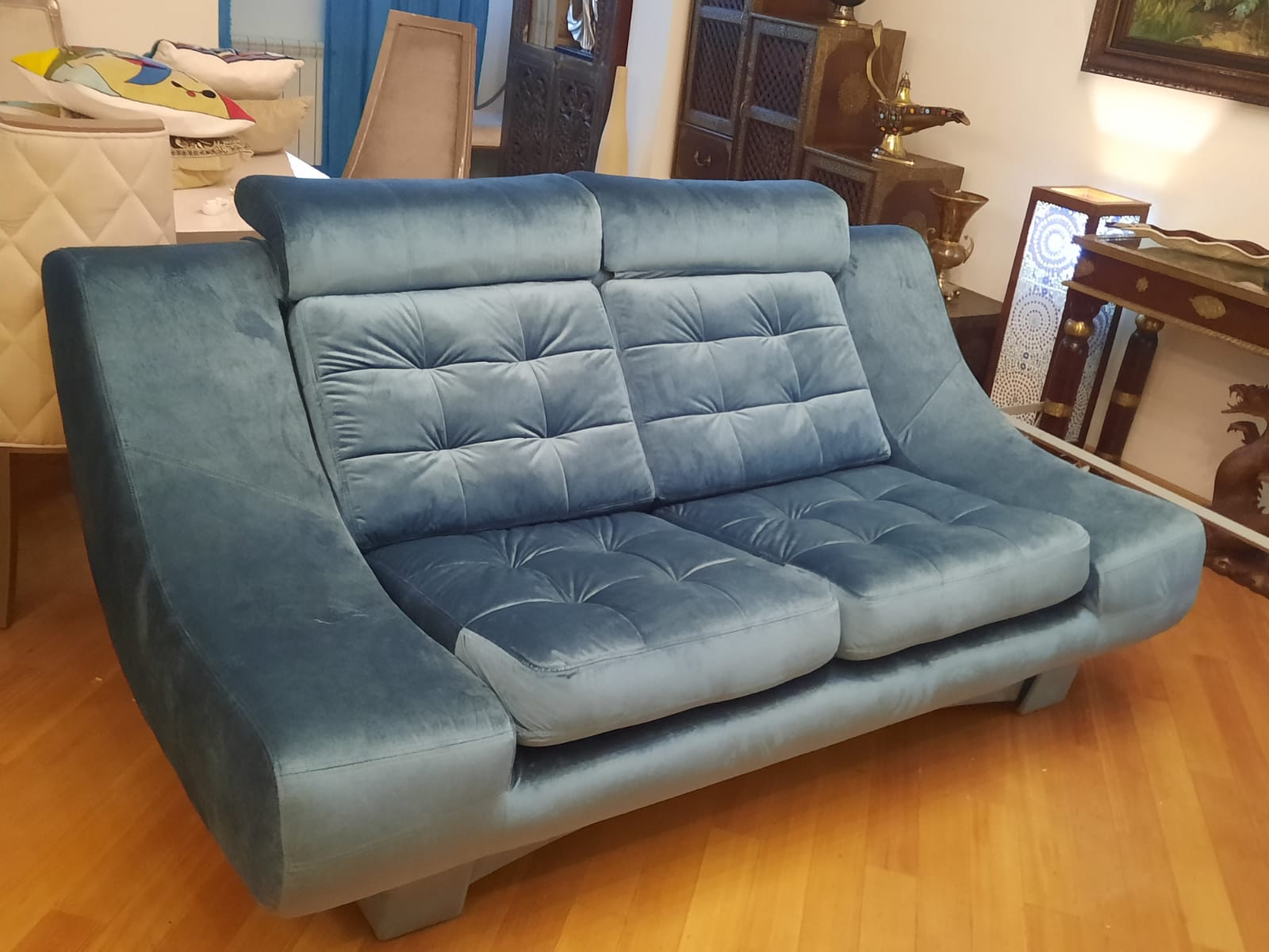 Обивка дивана на дому. Новохохловская