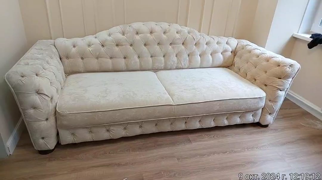 Замена обивки дивана на дому. Новохохловская